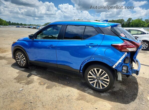 3N1CP5CV9PL543523 2023 NISSAN KICKS Blue უკანა მარცხენა