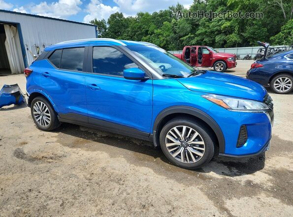 3N1CP5CV9PL543523 2023 NISSAN KICKS Blue წინა მარჯვენა