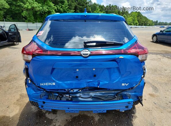 3N1CP5CV9PL543523 2023 NISSAN KICKS Blue უკანა ხედი