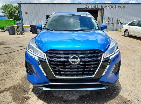 3N1CP5CV9PL543523 2023 NISSAN KICKS Blue წინა ხედი