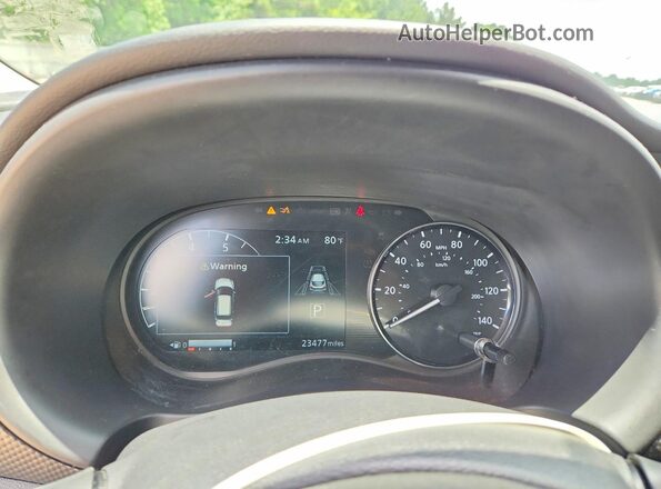 3N1CP5CV9PL543523 2023 NISSAN KICKS Blue ხელსაწყოთა პანელის ხედი