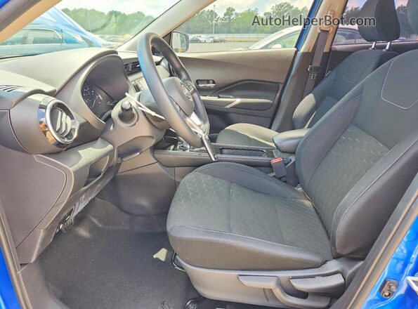 3N1CP5CV9PL543523 2023 NISSAN KICKS Blue წინა სალონის ხედი