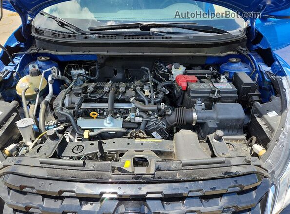3N1CP5CV9PL543523 2023 NISSAN KICKS Blue ძრავის განყოფილების ხედი