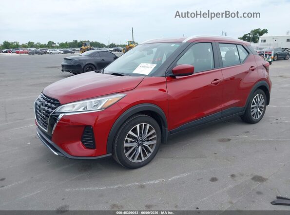 3N1CP5CV9RL558302 2024 NISSAN KICKS Red Vista tres cuartos delantera izquierda