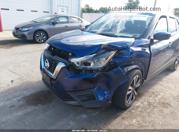 3N1CP5CVXLL490387 2020 NISSAN KICKS Синий Вид спереди