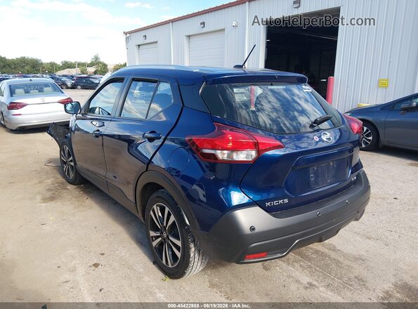3N1CP5CVXLL490387 2020 NISSAN KICKS Синий Задняя левая четверть