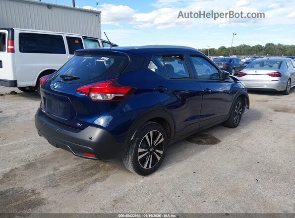 3N1CP5CVXLL490387 2020 NISSAN KICKS Синий Задняя правая четверть