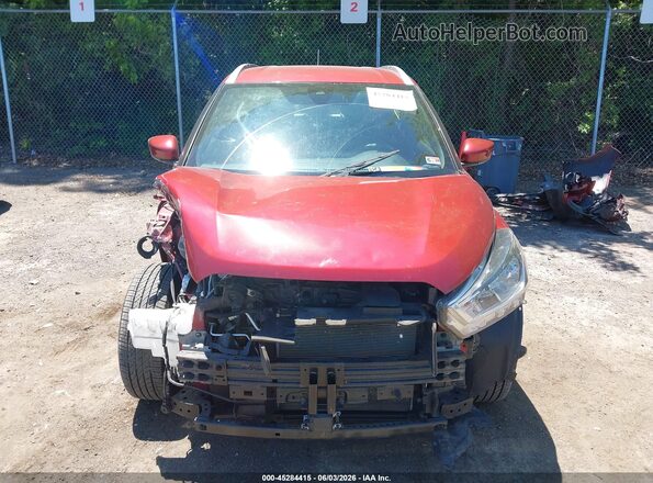 3N1CP5CVXLL529205 2020 NISSAN KICKS Red ხელსაწყოთა პანელის ხედი