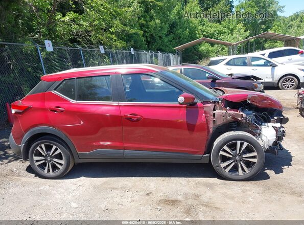 3N1CP5CVXLL529205 2020 NISSAN KICKS Red უკანა სალონის ხედი