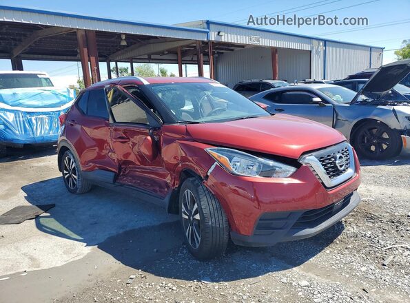 3N1CP5CVXLL557151 2020 NISSAN KICKS Бордовый Передняя правая четверть