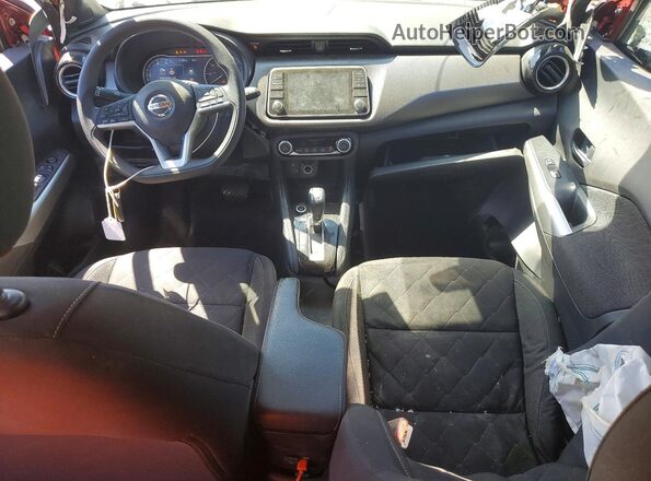 3N1CP5CVXLL557151 2020 NISSAN KICKS Бордовый Вид панели приборов
