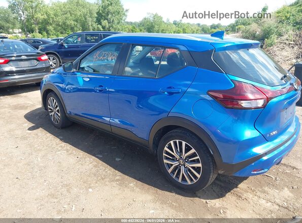 3N1CP5CVXML481562 2021 NISSAN KICKS Blue Задня ліва чверть
