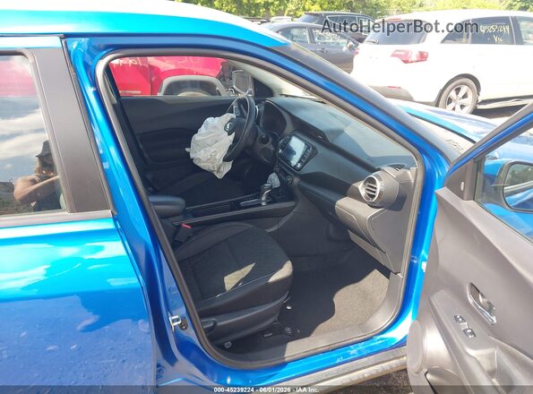 3N1CP5CVXML481562 2021 NISSAN KICKS Blue Вид салону спереду