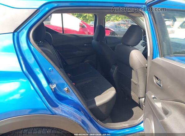 3N1CP5CVXML481562 2021 NISSAN KICKS Blue Вид наклейки з VIN-кодом