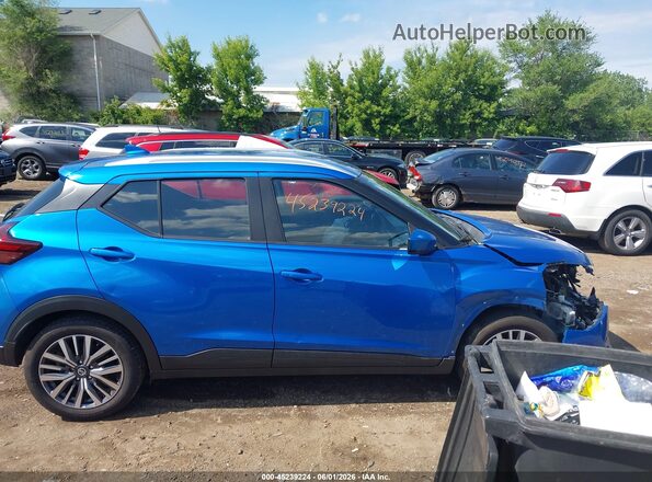 3N1CP5CVXML481562 2021 NISSAN KICKS Blue Вид задньої частини салону