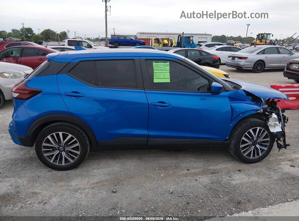 3N1CP5CVXML481710 2021 NISSAN KICKS Blue Вид задньої частини салону