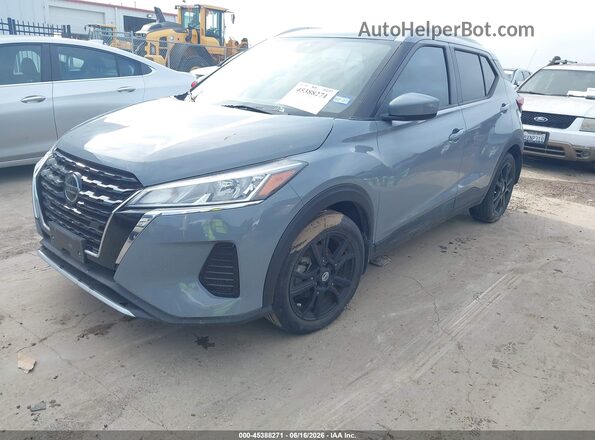 3N1CP5CVXML565221 2021 NISSAN KICKS Blue Front left