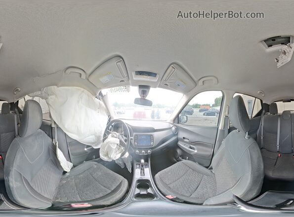 3N1CP5CVXPL474390 2023 NISSAN KICKS Gray Vista interior de 360 grados