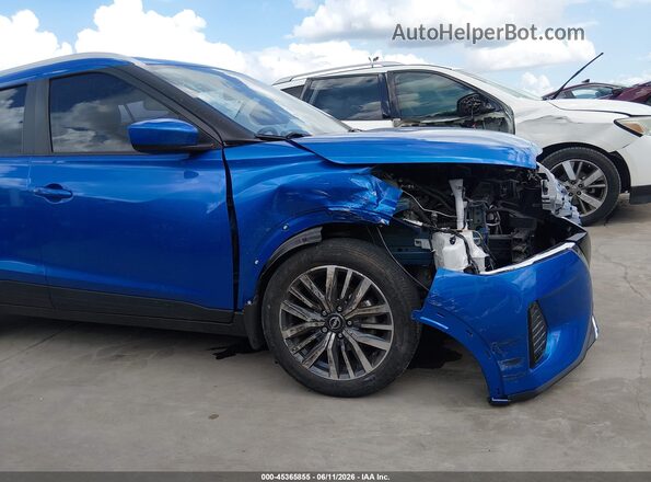 3N1CP5CVXPL571895 2023 NISSAN KICKS Синий Вид спереди