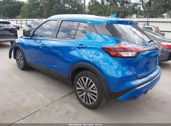 3N1CP5CVXPL571895 2023 NISSAN KICKS Синий Задняя левая четверть