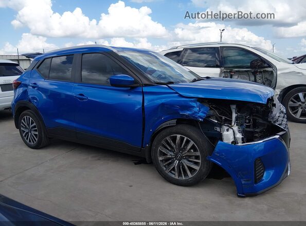 3N1CP5CVXPL571895 2023 NISSAN KICKS Синий Вид задней части салона