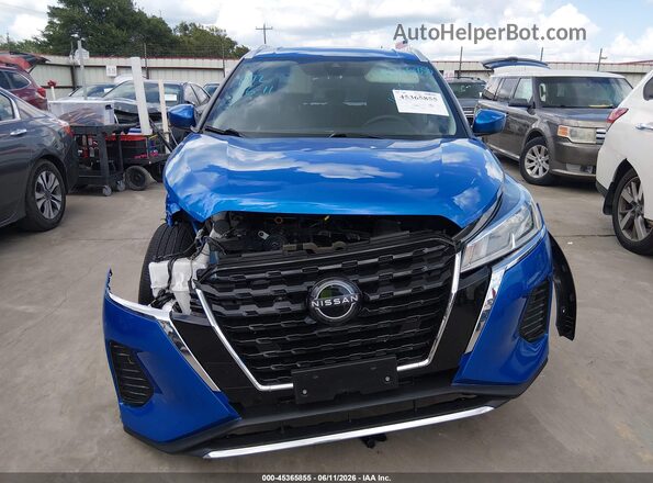 3N1CP5CVXPL571895 2023 NISSAN KICKS Синий Вид щитка приборов