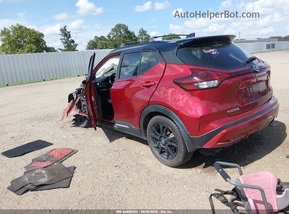 3N1CP5DV0ML527382 2021 NISSAN KICKS Red Հետևի ձախ