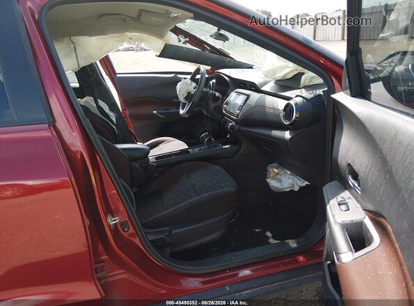 3N1CP5DV0ML527382 2021 NISSAN KICKS Red Սալոնի դիմացի տեսք