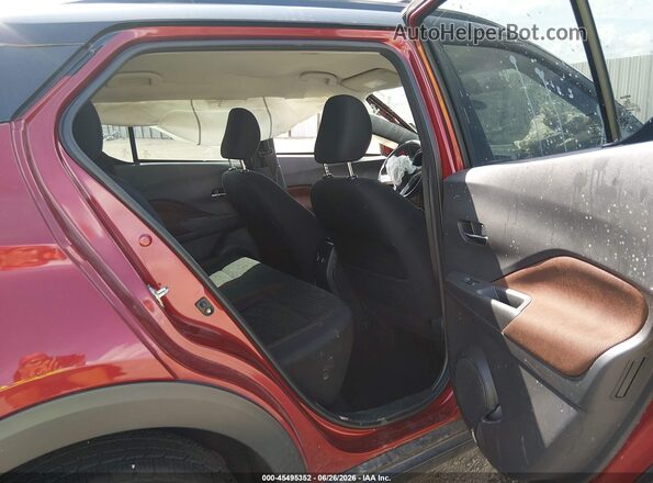 3N1CP5DV0ML527382 2021 NISSAN KICKS Red VIN կոդի պիտակի տեսք