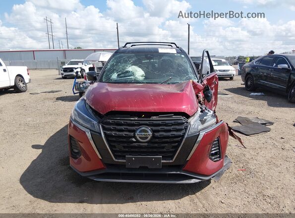3N1CP5DV0ML527382 2021 NISSAN KICKS Red Սալոնի հետևի տեսք