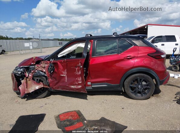 3N1CP5DV0ML527382 2021 NISSAN KICKS Red 