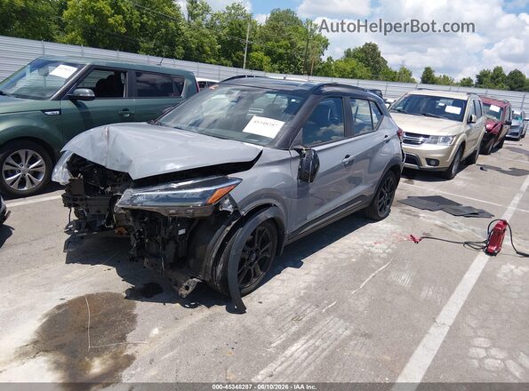 3N1CP5DV0PL490306 2023 NISSAN KICKS Gray Front left