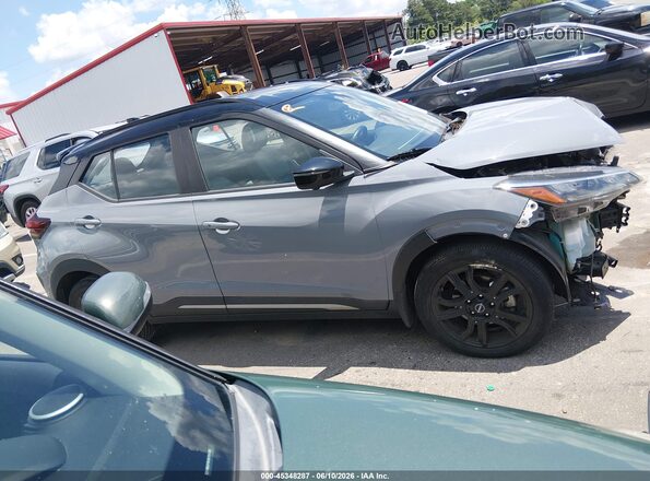 3N1CP5DV0PL490306 2023 NISSAN KICKS Gray Rear interior view