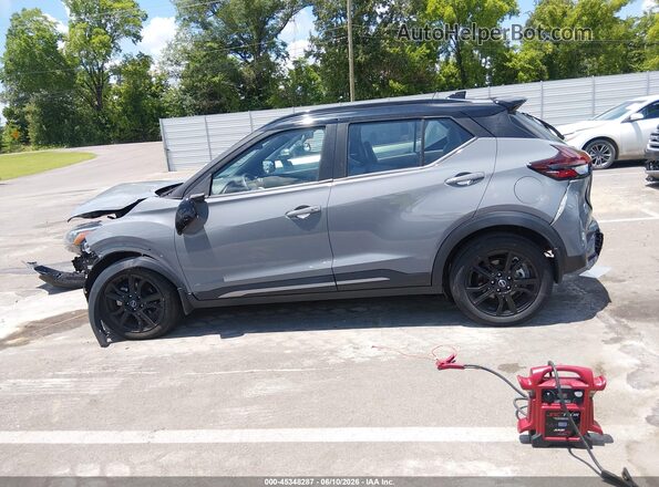 3N1CP5DV0PL490306 2023 NISSAN KICKS Gray 360 interior view