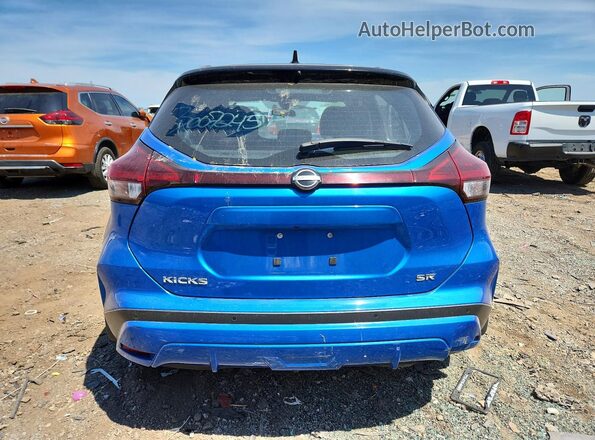 3N1CP5DV1PL523426 2023 NISSAN KICKS Blue Вид ззаду