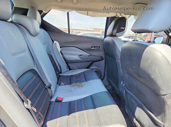 3N1CP5DV1PL523426 2023 NISSAN KICKS Blue Вид задньої частини салону