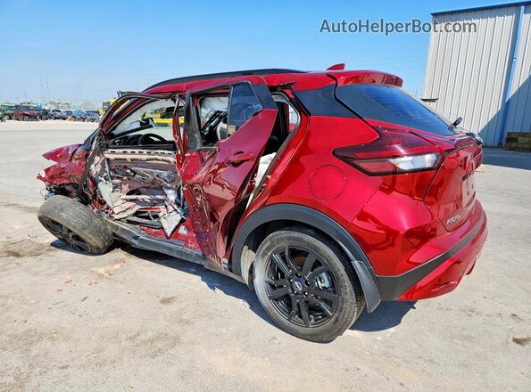 3N1CP5DV1RL479060 2024 NISSAN KICKS Maroon Հետևի ձախ