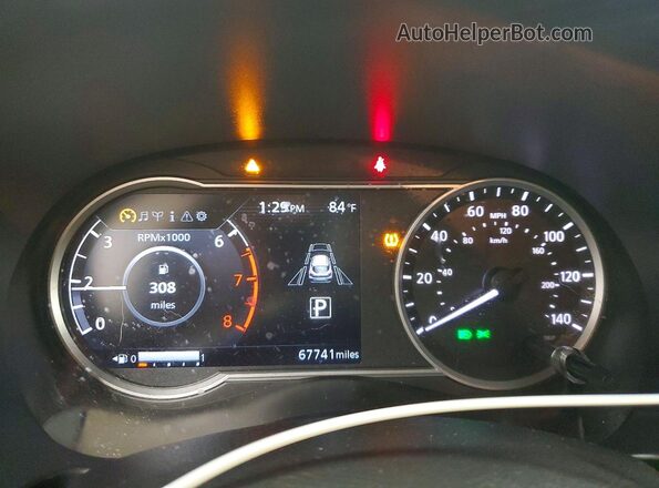 3N1CP5DV2LL542139 2020 NISSAN KICKS Gray ხელსაწყოთა პანელის ხედი