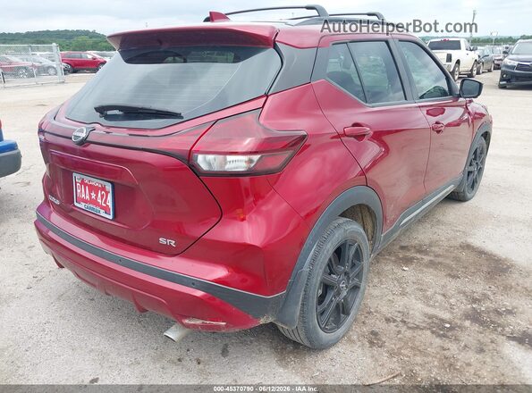 3N1CP5DV2PL470591 2023 NISSAN KICKS Maroon Tył prawy