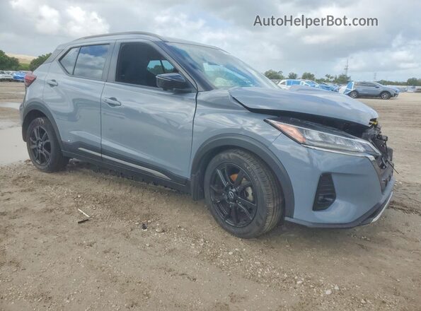 3N1CP5DV2PL528604 2023 NISSAN KICKS Gray Передня права чверть