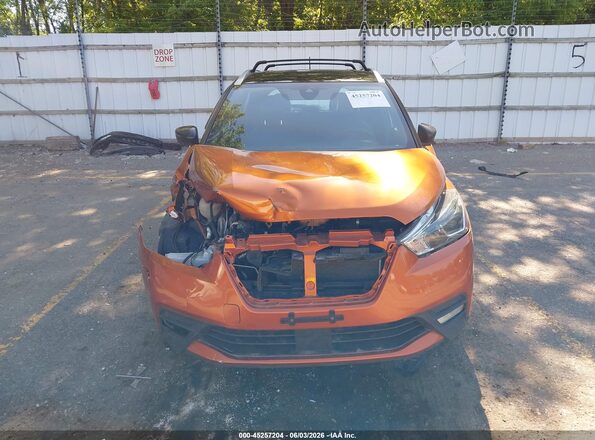 3N1CP5DV3LL493100 2020 NISSAN KICKS Orange Widok zestawu wskaźników