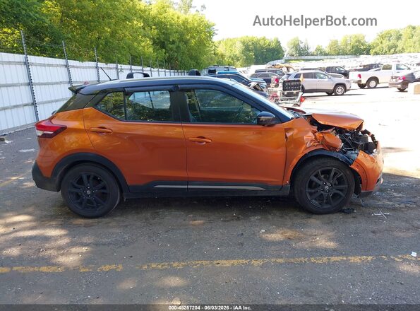 3N1CP5DV3LL493100 2020 NISSAN KICKS Orange Widok wnętrza z tyłu