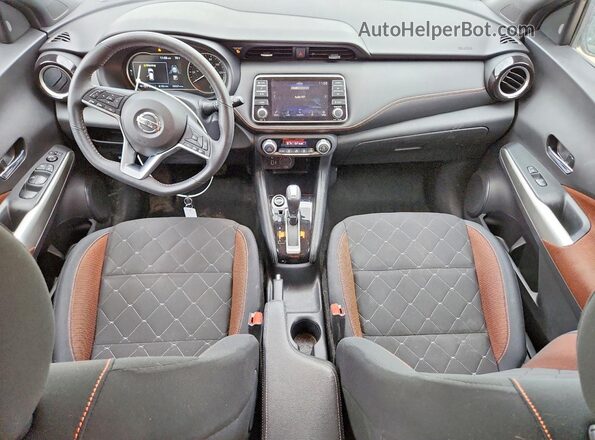 3N1CP5DV3LL546362 2020 NISSAN KICKS Blue Vista del salpicadero