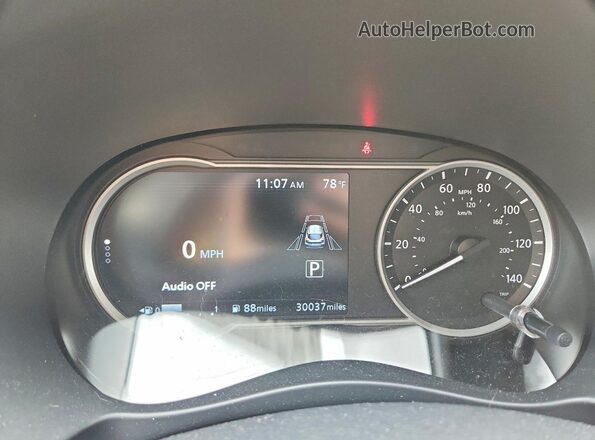 3N1CP5DV3LL546362 2020 NISSAN KICKS Blue Vista del cuadro de instrumentos