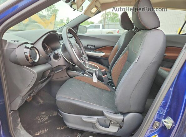 3N1CP5DV3LL546362 2020 NISSAN KICKS Blue Vista interior delantera