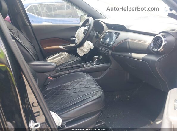 3N1CP5DV3ML506221 2021 NISSAN KICKS Black წინა სალონის ხედი