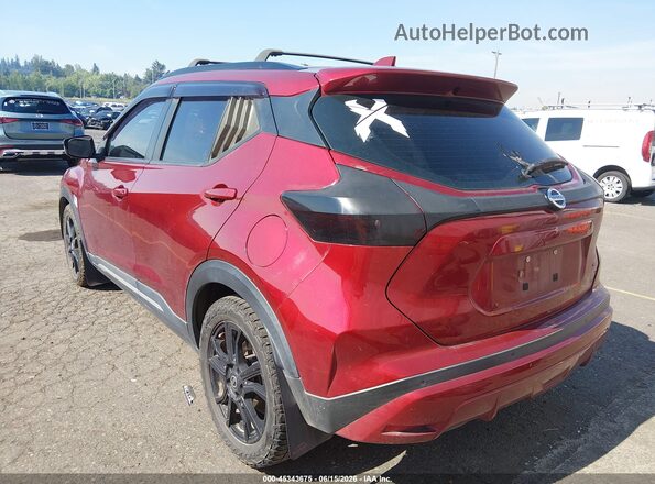 3N1CP5DV3ML529109 2021 NISSAN KICKS Red Задня ліва чверть