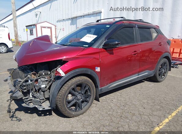 3N1CP5DV3ML529109 2021 NISSAN KICKS Red Передня ліва чверть