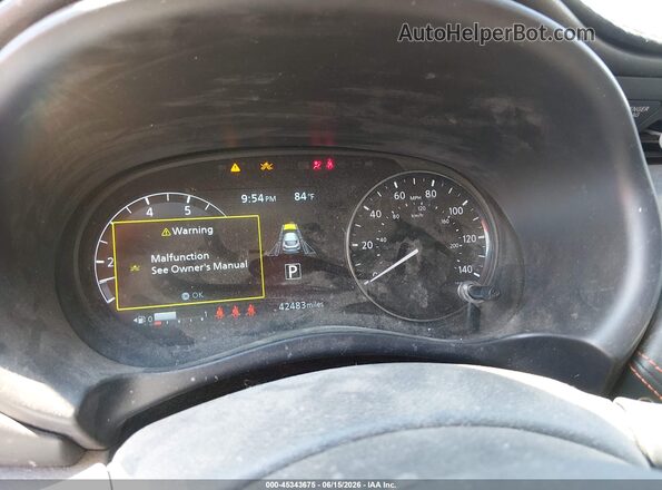 3N1CP5DV3ML529109 2021 NISSAN KICKS Red Вид задніх сидінь