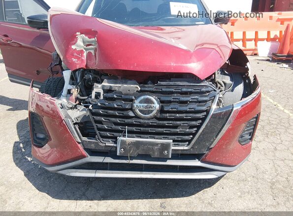 3N1CP5DV3ML529109 2021 NISSAN KICKS Red Вид задньої частини салону